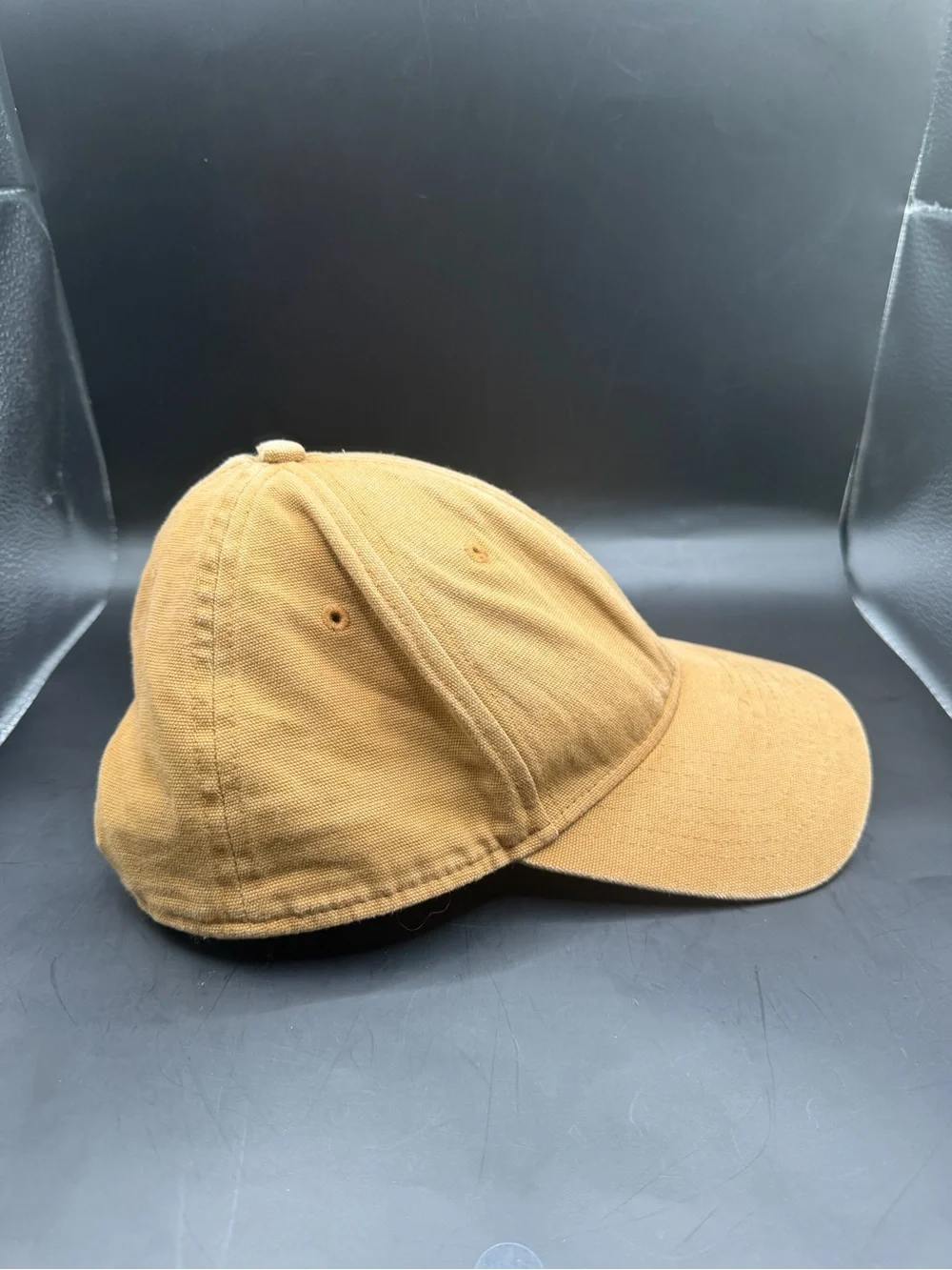 Dickies Brown Canvas Snapback Baseball Cap Workwear Adjustable Hat